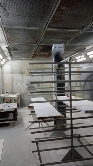 Cabina de pintura industrial SAICO