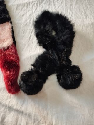 Pañuelos de pelo y bufanda de pelo