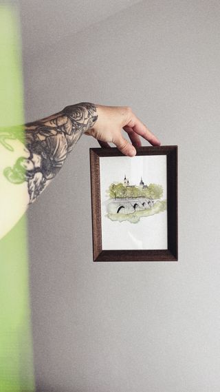 Postales de acuarela