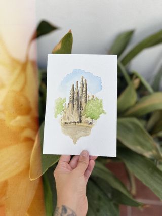 Postales de acuarela