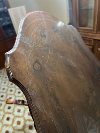 Arredo sala da pranzo in legno di noce