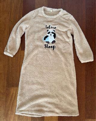 Pijama suave de oso panda