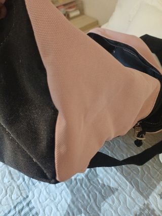 Mochila Pepe Jeans Rosa y Negra