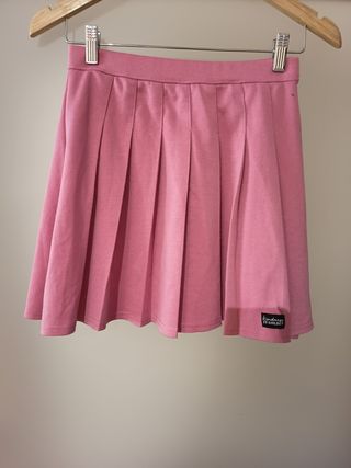 Saia plissada rosa Lefties criança