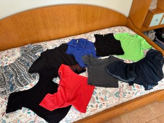 Pack 8 tops/camisetas cortas XS – ropa juvenil
