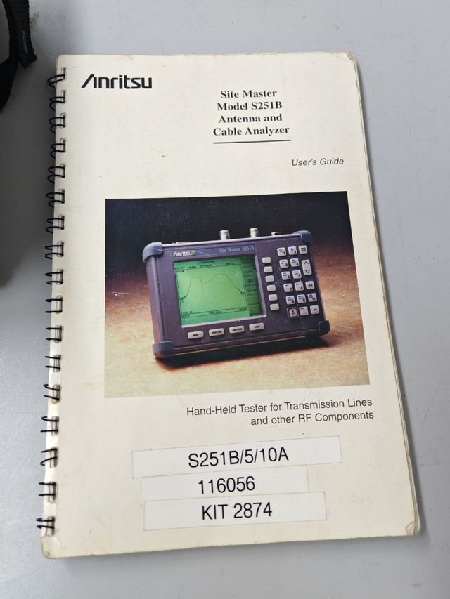 Anritsu Site Master S251B Analizador