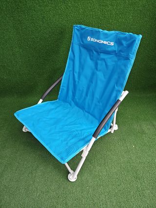 Silla Playa Plegable SONGMICS Azul