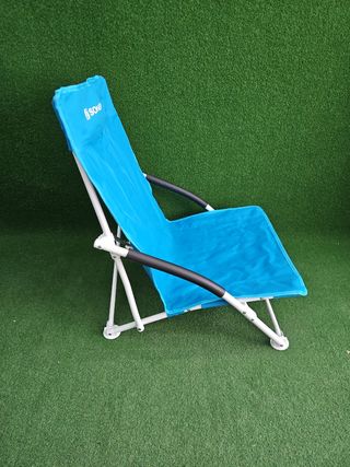 Silla Playa Plegable SONGMICS Azul
