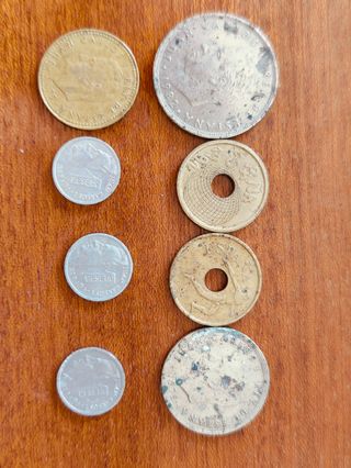 Colección de monedas antiguas España