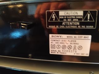 Sony CDP-M42 Reproductor CD