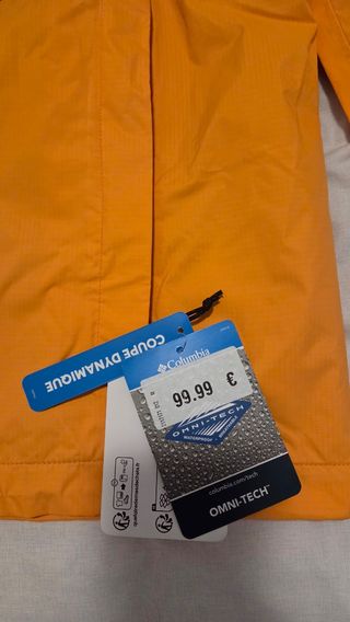 Chaqueta Columbia Impermeable Hombre