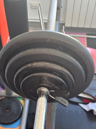 Discos de pesas Domyos 10kg, 5kg, 2kg