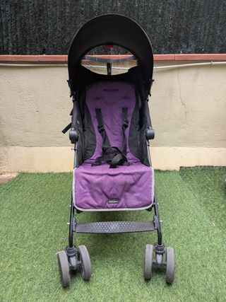 Carrito bebe Maclaren Paraguas Negro y Morado