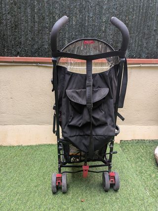 Carrito bebe Maclaren Paraguas Negro y Morado