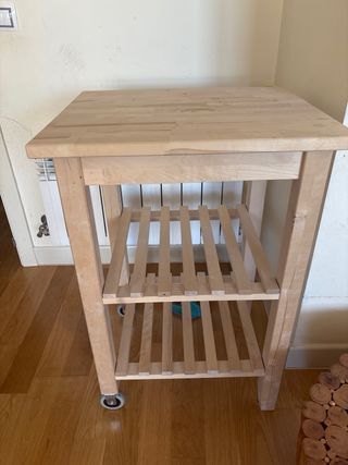 Mesa auxiliar madera