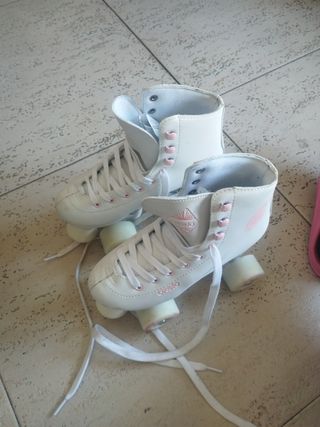 Patines blancos niña oxelo decathlon talla 35

