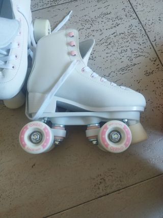 Patines blancos niña oxelo decathlon talla 35


