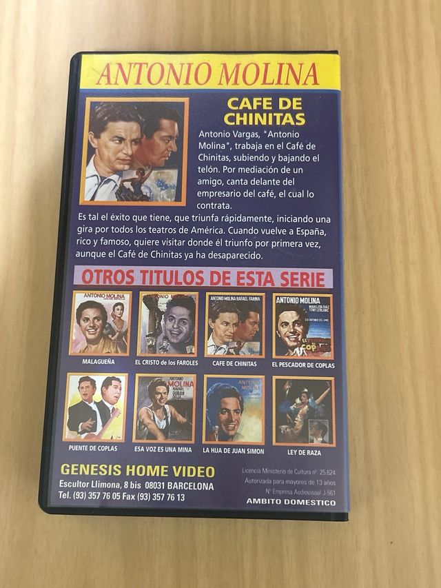 VHS Café de Chinitas Antonio Molina