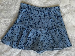 Falda pantalón Stradivarius azul