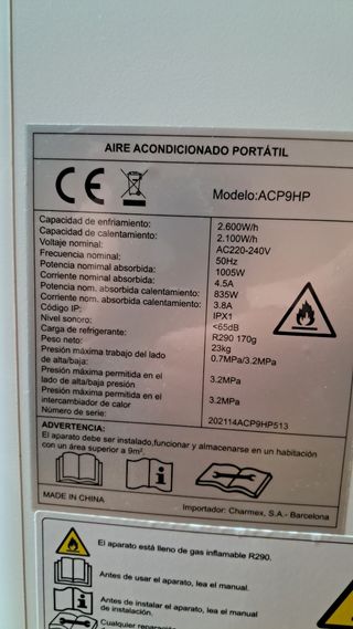 Aire Acondicionado Portátil Trau Clima Blanco
