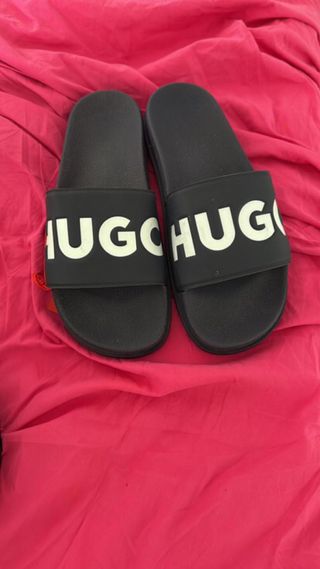 Chanclas Hugo Boss Azul Oscuro Nuevas