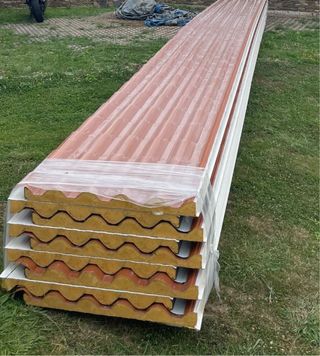 Panel Sándwich Teja 40mm Nuevo