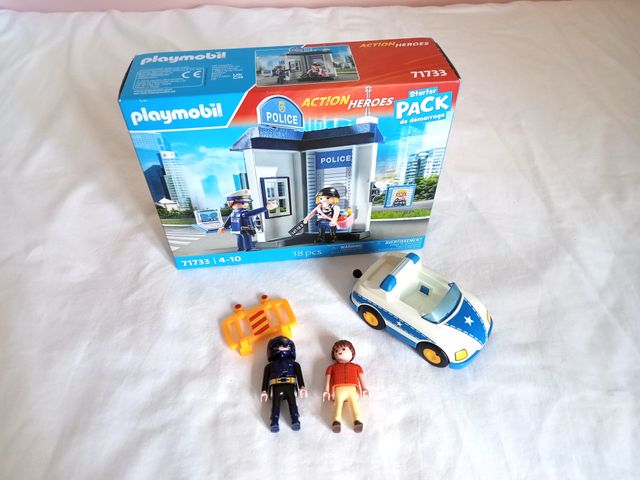 Playmobil Polícia Starter Pack Action Heroes novo