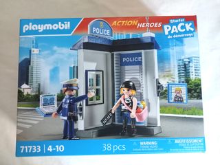 Playmobil Policía Starter Pack Action Heroes nuevo