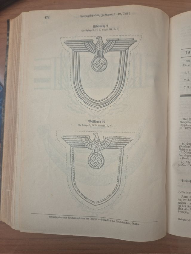 Reichsgesetzblatt III Reich 1940