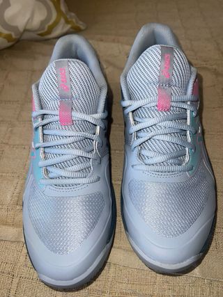 Zapatillas Asics Gris y Rosa