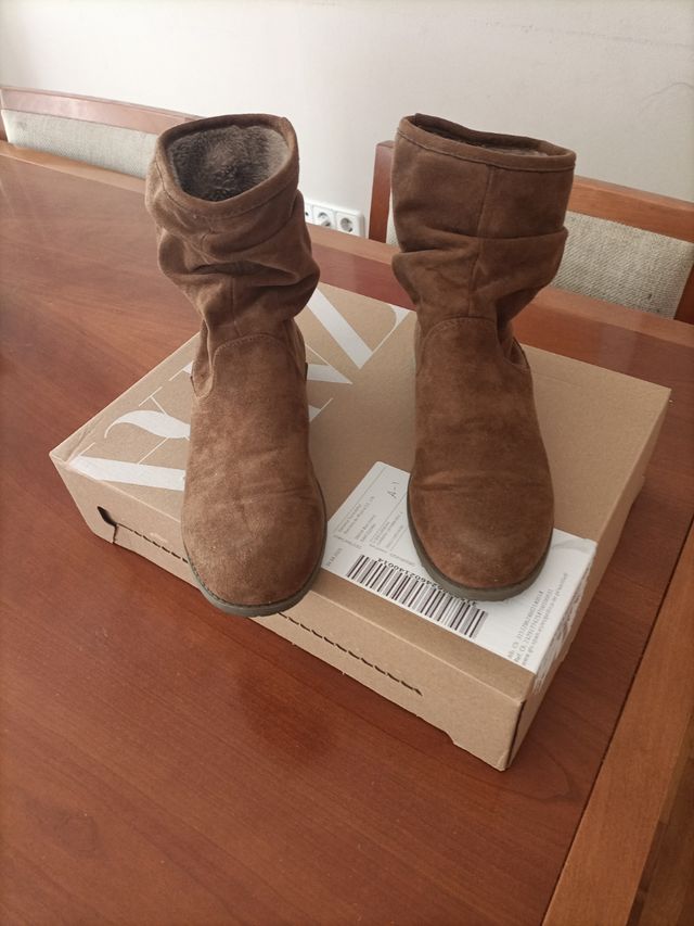 Botines marrones mujer talla 39