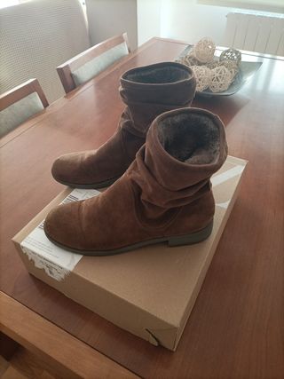 Botines marrones mujer talla 39