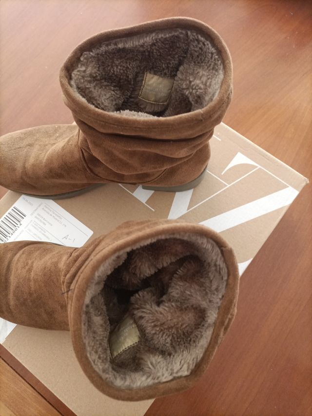 Botines marrones mujer talla 39