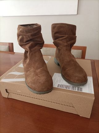 Botines marrones mujer talla 39