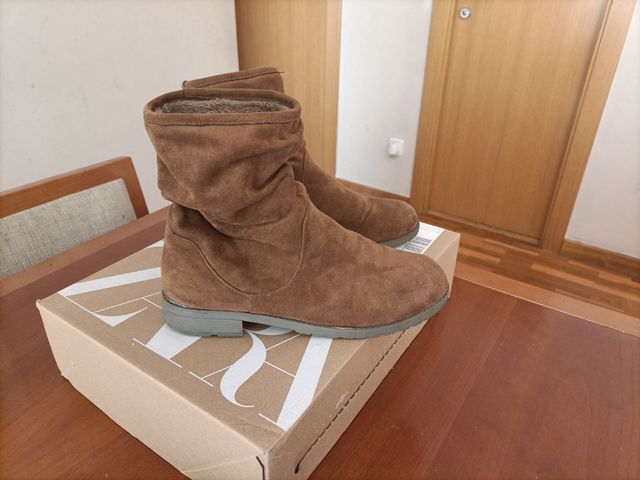 Botines marrones mujer talla 39