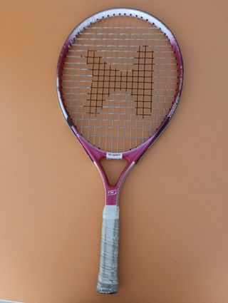 Raqueta de tenis junior rosa