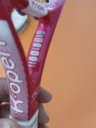 Raqueta de tenis junior rosa