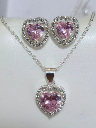Collar y Pulsera de Plata 925 de 40/55 cm