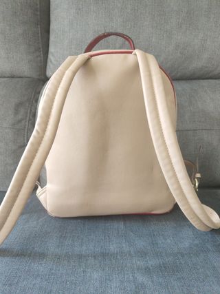Mochila Tous Beige Flores y Mariposas