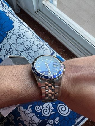 Reloj Lotus Hombre Acero Azul