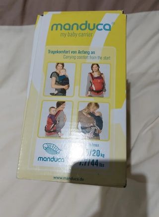 Mochila Portabebés Manduca Bio Algodón y Cáñamo