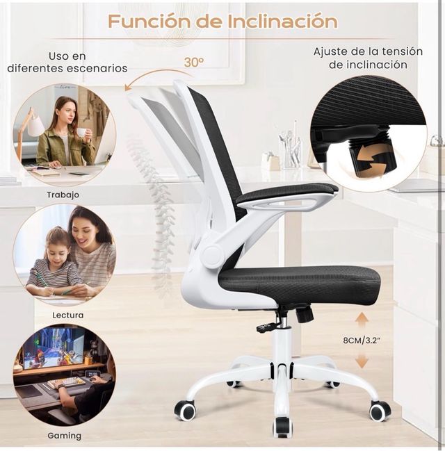 Silla de oficina ergonómica KERDOM 9060