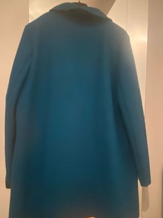 Cappottino sfoderato color petrolio