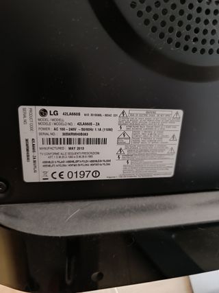 Televisión LG 42