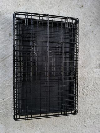 Jaula para perro negra