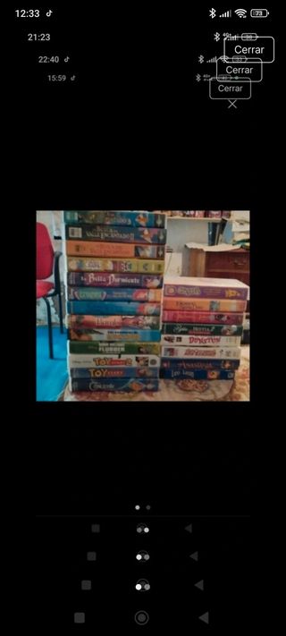 Lote de 12 Películas VHS Variadas