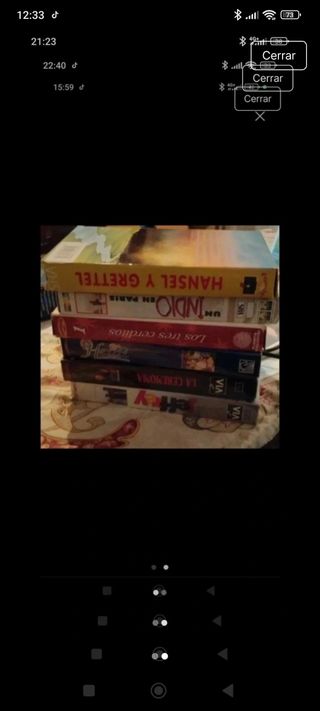 Lote de 12 Películas VHS Variadas