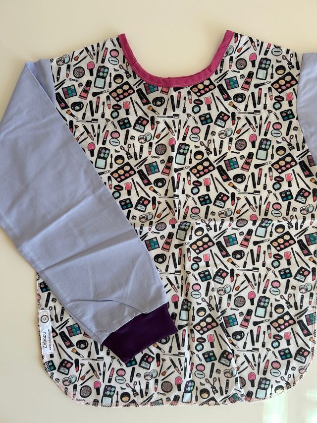 Bata manga larga para manualidades talla 4 años