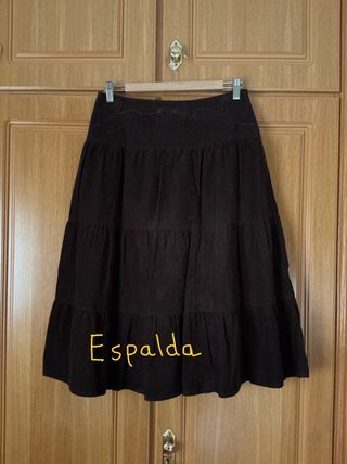 Falda Micropana Tintoretto T40 Marrón