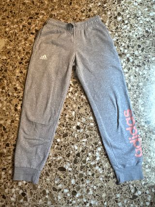Pantalón chándal Adidas gris T. 11-12 años